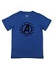 Marvel By Crossroads Half Sleeves Avengers Print Tee - Royal Blue