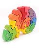 OpaToys Premium 15 pcs Wooden Puzzle Chameleon Set Counting Numbers- double sided Front side (1 to 15) & Back Side(I to XV) - Educational & Learning Toys- Shape Matching Puzzle | Preschool Colorful | BIS Certified | 18 + months