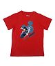 Disney By Crossroads Half Sleeves Mickey Mouse Printed Tee - Red