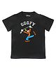 Disney By Crossroads Half Sleeves Goofy Printed Tee - Black