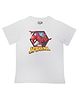 Marvel By Crossroads Marvel Spiderman Character Print Half Sleeves Tee - White
