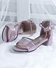 Cute Walk by Babyhug Sandals With Studded Pearls - Pink