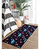 Saralhome Dinosaur Antiskid Floor Runner  Blue . 45cm x 120cm