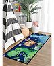 Saralhome Dinosaur Antiskid Floor Runner  Blue . 45cm x 120cm