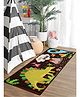 Saralhome Dinosaur Antiskid Floor Runner  Brown . 45cm x 120cm