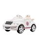Happy Kids Ride On Car With Openable Doors - White