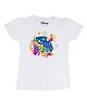 Disney By Crossroads Short Sleeves Princess Rapunzel Print Tee - White