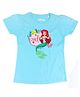 Disney By Crossroads Short Sleeves Princess Ariel Printed Tee - Sky Blue