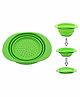 iLife Foldable Fruit Vegetables Washing Bowl Drying Basket with Drain Holes - Green