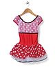 Wenchoice Polka Dot Print Dress - White & Red