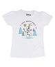 Disney By Crossroads Frozen Character I Love Warm Hugs Print Tee - White
