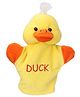 Play Toons Duck Hand Puppet Yellow - 21 cm