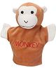 PLAY TOONS-Monkey Hand Puppet Brown - 21 cm (Color May Vary)
