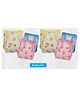 Lollipop Lane Hosiery Cloth Diaper with Velcro Closure and Muslin Lining - New Born (Multicolor) (Pack of 6)