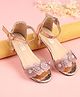 Cute Walk by Babyhug Sandals Floral Applique - Pink