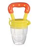  Tiny Tycoonz Silicone Fruit And Food Nibbler - Yellow