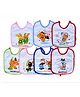 Tiny Tycoonz Cotton Bibs Pack Of 7 - Multicolor