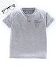 Earth Conscious Half Sleeves Henley Tee - Grey