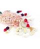 Pihoo Lumba Rakhi Golden Pearl Ring & Tassel With Batwa - Pink