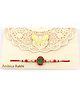 Pihoo Ganesh With Leaves Rakhi -Green