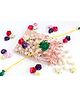 Aabacus Crochet Sparrow Rakhi With Batwa - Green