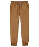 Carter's Pull On Woven Joggers - Brown