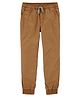Carter's Pull On Woven Joggers - Brown