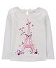 Carter's Eiffel Tower Jersey Tee - Ivory White