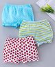 Chicita Printed Cotton Bloomers Pack of 3 - Blue