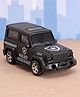 Monsto Wheels Pull Back Police Toy Car - Black 