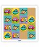 Mini Leaves Wooden Transport Sudoku Puzzle Wooden Tic Tac Toe Board Game 16 pieces