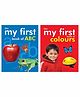 My First Board Book of ABC & Colours Pack of 2 - English 