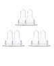Enorme Anti Colic Easy Flow Silicone Teats Pack of 6 - White