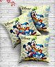 Disney By Kuber Mart Industries Mickey Mouse Microfibre Filled Cushion Pack of 3 - Cream