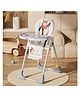 R for Rabbit Marshmallow Lite Feeding High Chair for Kids / 6 Levels Smart Baby Feeding High Chair/High Chair for Baby Age 0 to 5 Years with (Grey)