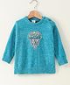 Babyhug Full Sleeves Sweater - Blue