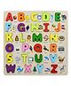 Wishkey 3D Wooden Capital Alphabet Board Puzzles With Pictures Multicolour - 27 Pieces