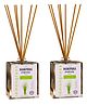 Manipura Ayurveda Aromatherapy Lemongrass Reed Diffuser Set Pack of 2 - 100 ml Each