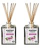 Manipura Ayurveda Aromatherapy Citronella Reed Diffuser Set Pack of 2 - 100 ml Each