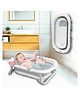 INFANTSO Folding Baby Bath Tub with Support Bath Net - Grey