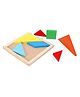 Little Genius Wooden Tangram Puzzle Multicolor - 8 Pieces