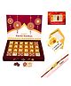 Expelite Rakhi Chocolates With Greeting Card Combo - Multicolor