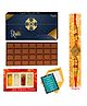 Expelite Rakhi With Rakshabandhan Card & Chocolate Combo - Multicolour