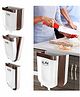 iLife Wall Mounted Folding Trash Can - White