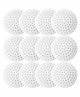 KolorFish Self Adhesive Door handle Bumper Guard Pack of 12 - White