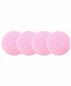 KolorFish Wall Protectors 4 PCS Self-Adhesive Door Handle Bumper Guard Stopper Rubber Self-Adhesive Crash Pad - Pink