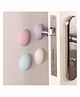 KolorFish Multi Door Rubber Knob Wall Protector Handle Bumper 3m Self Adhesive Set of 2 - Multicolour