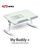 Portronics POR-704 Portable Laptop Stand with Cooling Fan - Grey