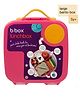 b.box Leakproof Bento Lunchbox for School Kids, 5 Sections, 2L capacity - Pink Orange