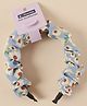 Pine Kids Flower Print Hair Band Free Size - Blue 